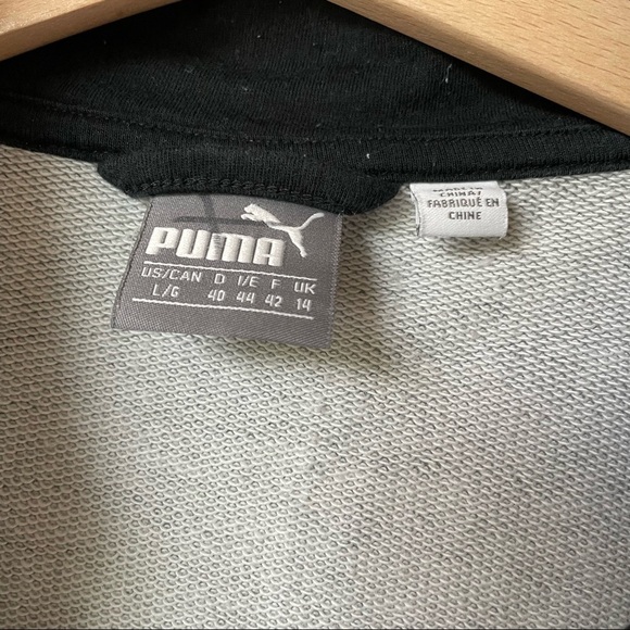 Puma Gray Large Zipped Jacket - Picture 4 of 4